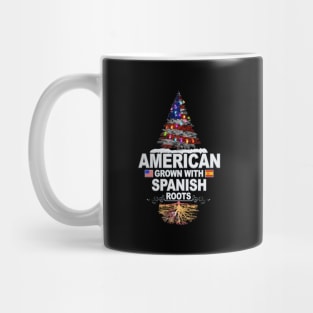 Christmas Tree  American Grown With Spanish Roots - Gift for Spanish From Spain Mug